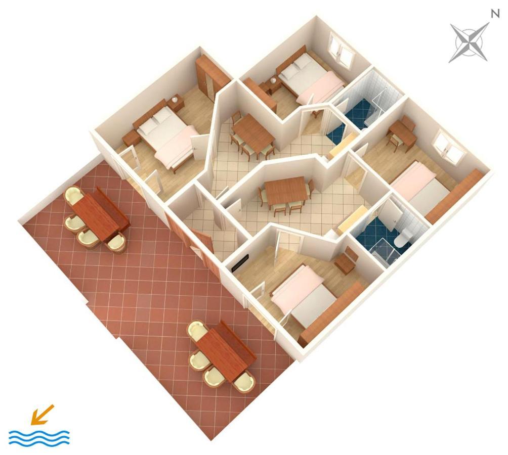 Apartments By The Sea Igrane, Makarska - 310 エクステリア 写真